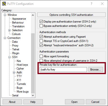 Configuring SSH Key in PuTTY